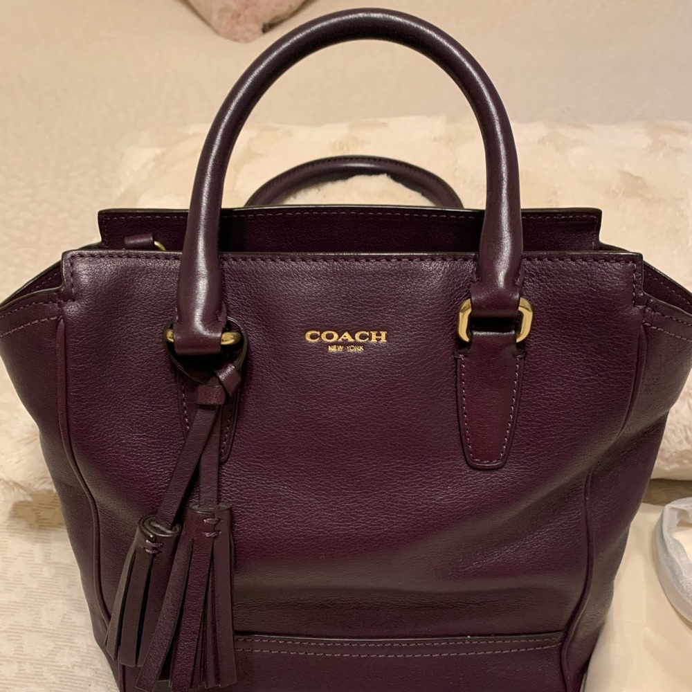 Coach Tanner leather satchel